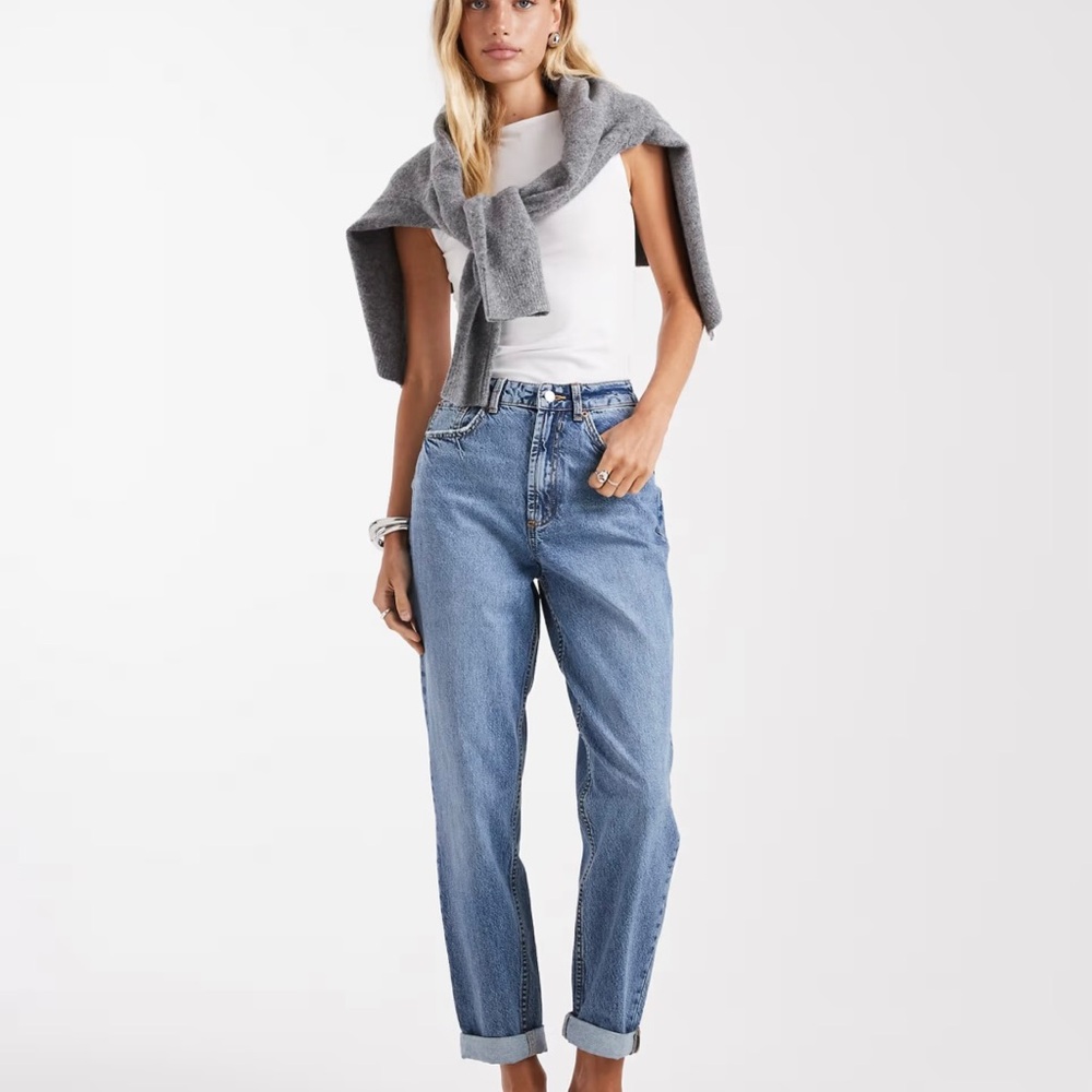 ASOS High Rise Mom Jean - Picture 1 of 9